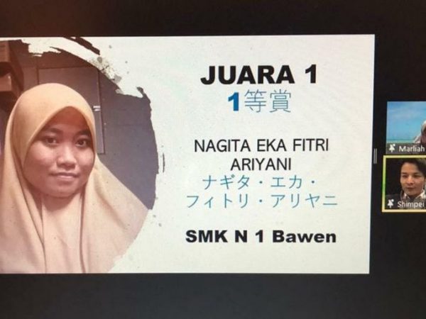 Juara 1 Lomba Bahasa Jepang Juara 1 Lomba Bahasa Jepang