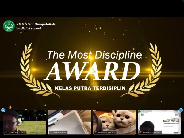 SMAHA, The Most Discipline Class Award 2021 SMAHA, The Most Discipline Class Award 2021