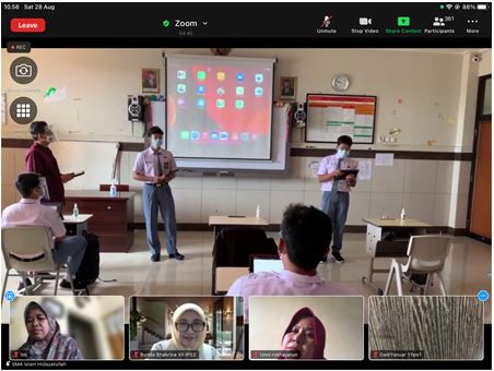 Mengintip Sosialisasi Simulasi Pembelajaran Tatap Muka (PTM) di SMAHA Mengintip Sosialisasi Simulasi Pembelajaran Tatap Muka (PTM) di SMAHA