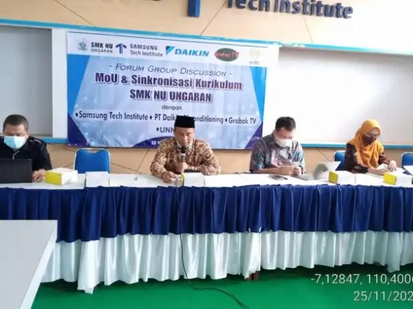 SMK NU Ungaran Sinkronisasi Kurikulum Dengan Samsung-Daikin-Grabag TV