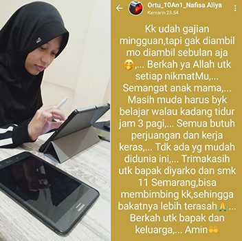 Pengayaan di SMKN 11 Semarang: Create Ilustrator Bergaji 1,4 Juta per Minggu
