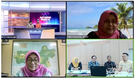 Akresi SMKN 4 Semarang dalam Acara Cabdin 1 Seneng Bareng