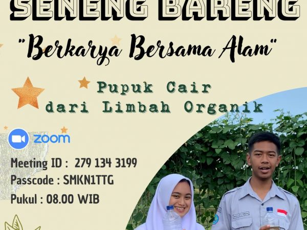 Jumat Virtual: Berkarya Bersama Alam SMKN Satu Atap Tuntang