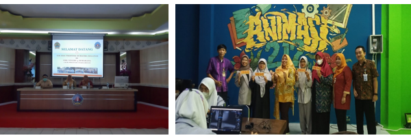 Kunjungan Kerja Forum Bursa Kerja Khusus Propinsi Sumatera Selatan di SMKN 4 Semarang