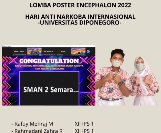 RAFQY & RAHMADANI JUARAI LOMBA POSTER ENCEPHALON 2022 TINGKAT NASIONAL DI UNDIP SEMARANG