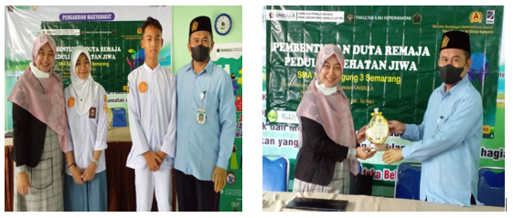Pelatihan Duta Remaja Peduli Kesehatan Jiwa SMA Islam Sultan Agung 3 Semarang Pelatihan Duta Remaja Peduli Kesehatan Jiwa SMA Islam Sultan Agung 3 Semarang
