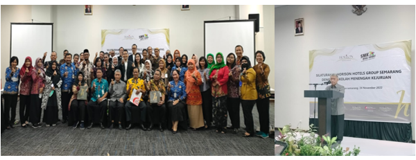 Silaturrahmi Horison Hotels Groups Semarang dengan SMK