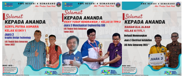 Kiprah Siswa SMKN 4 Semarang dalam Ajang LKS Kota Semarang tahun 2023 Kiprah Siswa SMKN 4 Semarang dalam Ajang LKS Kota Semarang tahun 2023