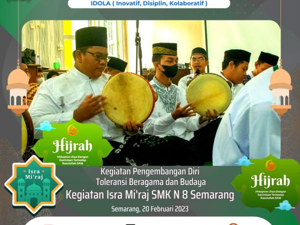 Peringati Isra Mi’raj, SMK N 8 Semarang Gelar Pengajian dan Lomba