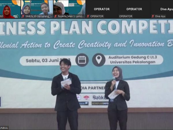 Tim SMKN 10 Semarang Raih Juara Business Plan Entrepreneurship Creativity Festival