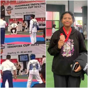 Siswa SMKN 10 Semarang Berhasil Mencatat Prestasi dalam Menpora Taekwondo Kemenpora CUP 2023