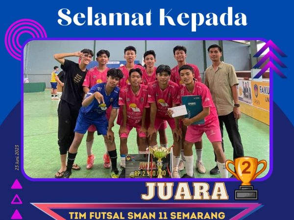 Tim Futsal SMAN 11 Semarang Raih Juara 2 Piala Rektor UPGRIS Semarang Tim Futsal SMAN 11 Semarang Raih Juara 2 Piala Rektor UPGRIS Semarang
