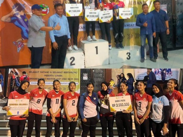 Tim Bola Voli Putri SMANSE Raih Juara 1 Piala Rektor USM 2023