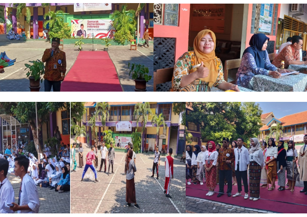 Siswa Siswa SMKN 4 Semarang Meriahkan Acara Peringatan HUT RI ke 78 dengan Berbagai Lomba Menarik dan Kreatif