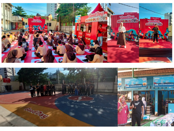 SMKN 4 Semarang Heboh dengan “ Schoolicous Bersama Good Day “