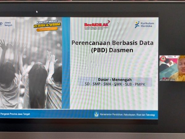 Pelatihan Manajemen Kepala Sekolah : Penyusunan ARKAS Berbasis PBD