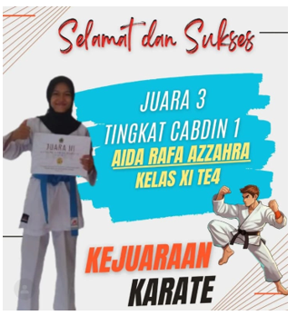 Siswa SMKN 4 Semarang Juara 3 Pada Kejuaraan Karate O2SN Tingkat Cabdin 1 Propinsi Jawa Tengah