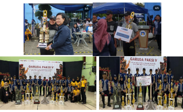 Tim PASKIBRA SMKN 4 SEMARANG Panen Juara di LKBB GAPAKSI V di SMAN 4 Semarang
