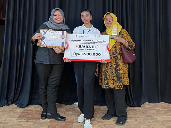 SMK Negeri 6 Semarang Sabet Juara 3 Selekda  The 14th Worldskills ASEAN Competition 2024