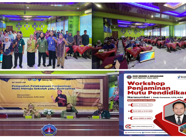 SMKN 4 Semarang adakan Workshop Penjaminan Mutu Pendidikan SMKN 4 Semarang adakan Workshop Penjaminan Mutu Pendidikan