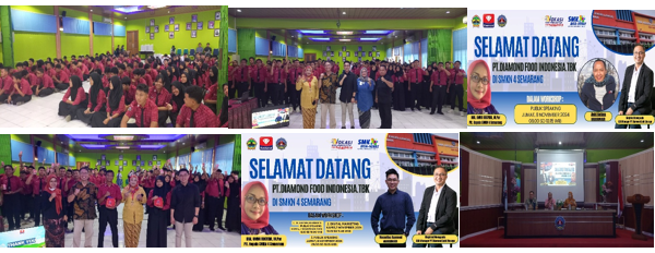 SMKN 4 SEMARANG ADAKAN WORKSHOP ENTERPRENEUR, DIGITAL MARKETING DAN PUBLIC SPEAKING BERSAMA PT DIAMOND FOOD INDONESIA,TBk. SMKN 4 SEMARANG ADAKAN WORKSHOP ENTERPRENEUR, DIGITAL MARKETING DAN PUBLIC SPEAKING BERSAMA PT DIAMOND FOOD INDONESIA,TBk.