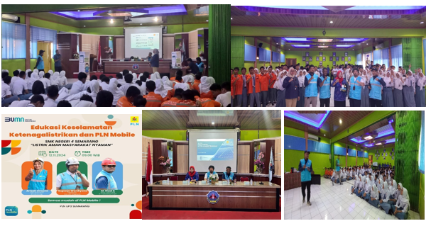 SMKN 4 Semarang adakan Edukasi Keselamatan ketenagalistrikkan dan PLN Mobile SMKN 4 Semarang adakan Edukasi Keselamatan ketenagalistrikkan dan PLN Mobile