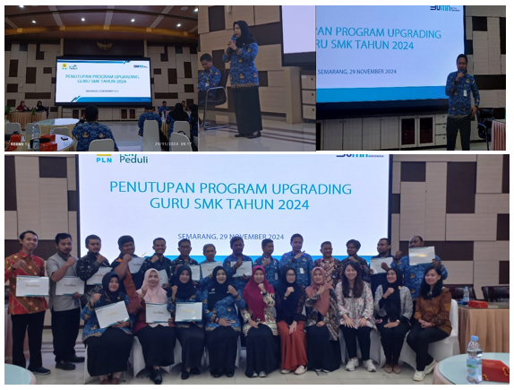 SMKN 4 SEMARANG HADIRI PENUTUPAN PROGRAM UPGRADING GURU SMK TAHUN 2024